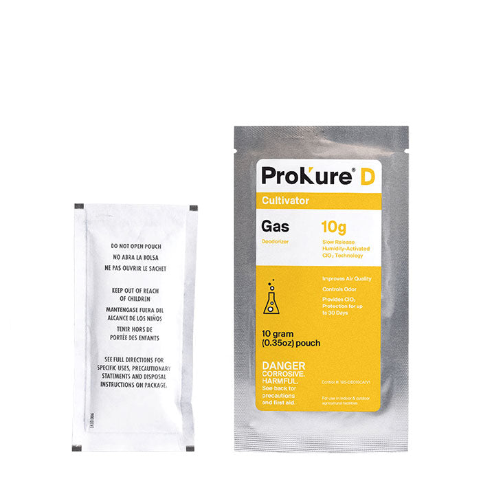 Prokure D - 10 Gram Chlorine Dioxide Extended Release Gas, 1000 cu. Ft., Case of 12 Packets