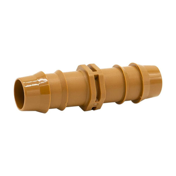 DIG 1/2 Inch Barbed Straight Connector Fitting, Brown, 17mm - Pack of 300
