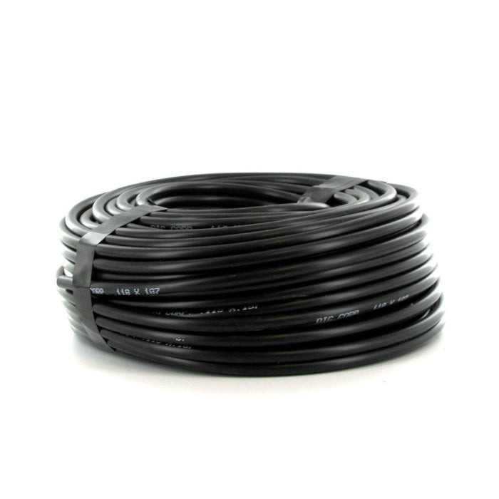 DIG 1/8 Inch Vinyl Distribution Tubing, Black, 0.118 Inch ID x 0.187 Inch OD - 500 Feet - Pack of 3