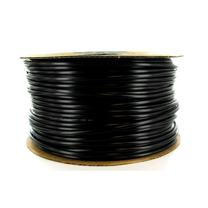DIG 1/4 Inch Vinyl Distribution Tubing, Black, 0.156 Inch ID x 0.245 Inch OD - 3000 Feet