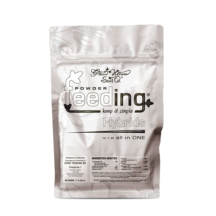 Green House Feeding Mineral Line Hybrids