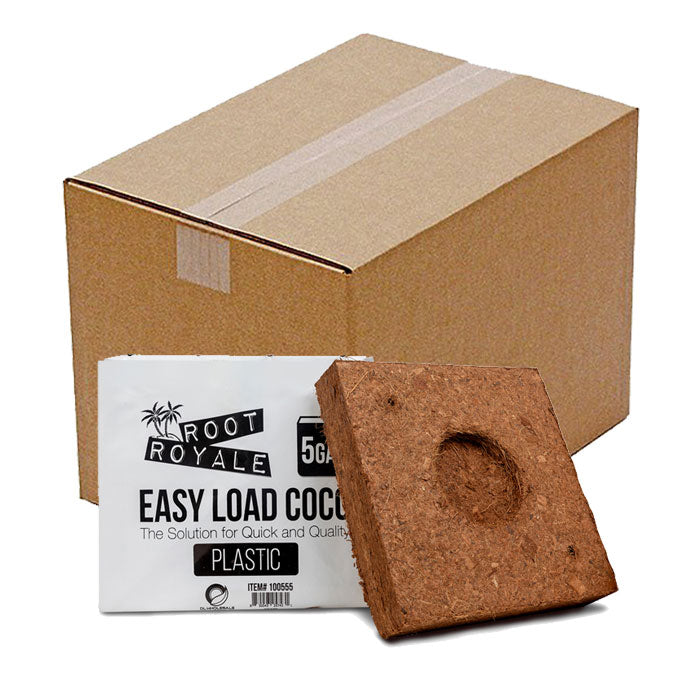 Root Royale Easy Load Coco Plastic Grow Bag, 5 Gallon - Case of 12