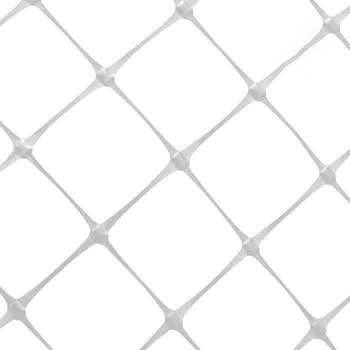 DL Wholesale VineLine White Plastic Garden Trellis Netting Roll with 6" Squares, 4' x 1000'