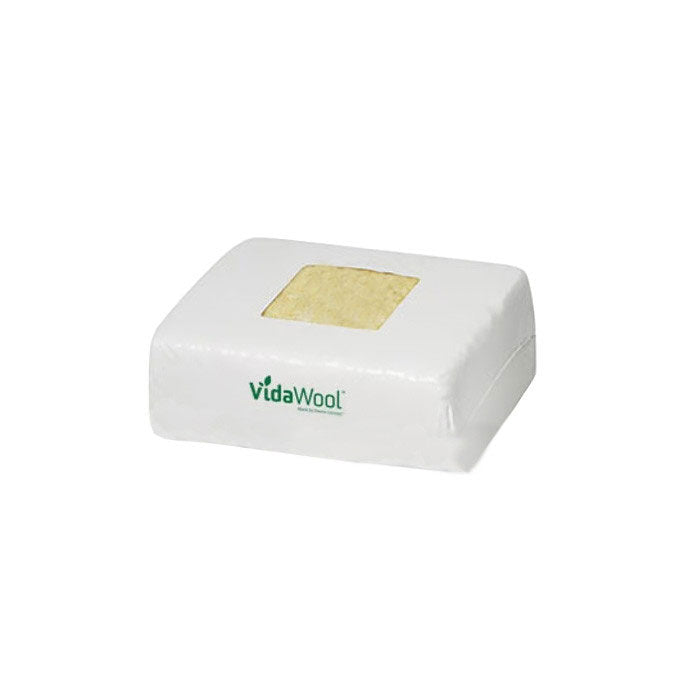 VidaWool Rockwool HC Slab with Hole, 4" (H) x 8" (W) x 9.5" (L) - Case of 18