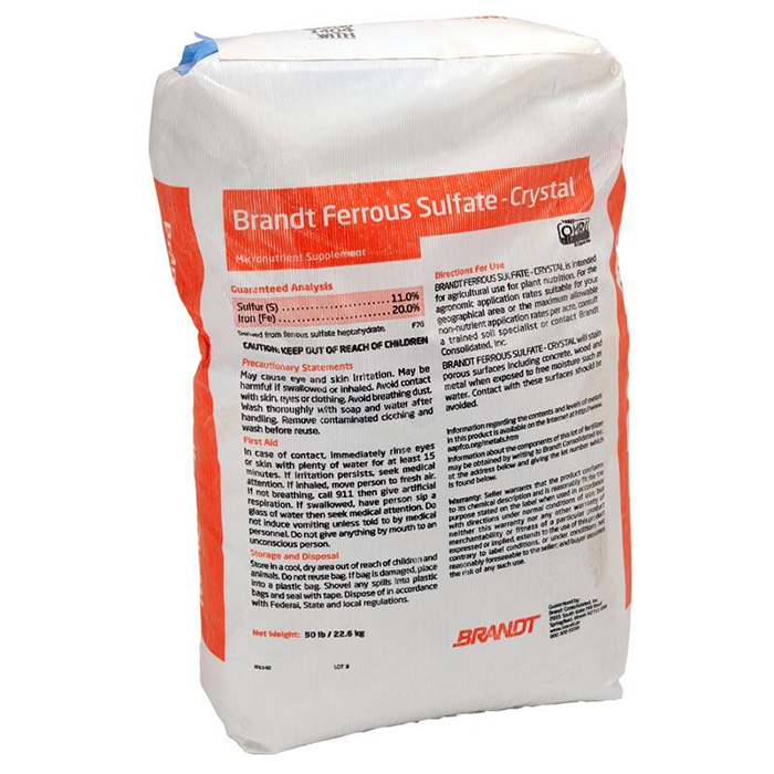 Brandt Ferrous Sulfate, 50 Pounds
