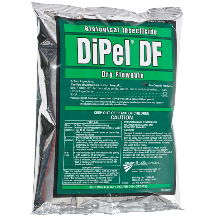 Valent BioSciences DiPel DF Organic Insecticide, 5 Pounds