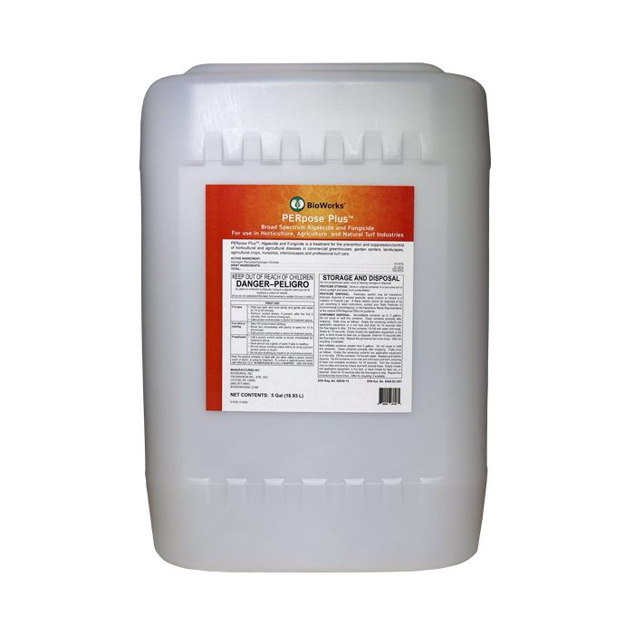 BioWorks PERpose Plus Organic Algaecide and Fungicide, 5 Gallons