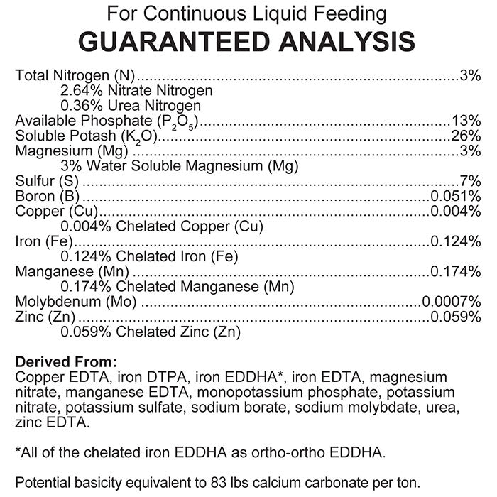 Advanced Nutrients Cultivator Series Bloom 3-13-26, 25 lbs.
