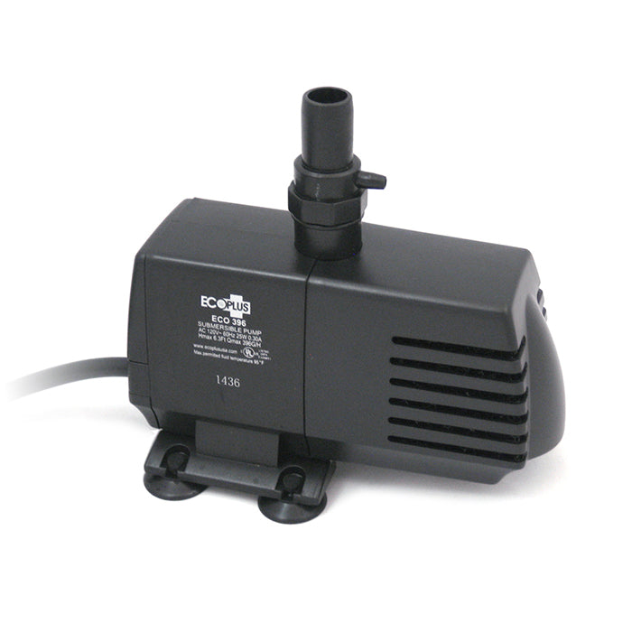 EcoPlus Eco 396 Fixed Flow Submersible/Inline Pump, 396 GPH
