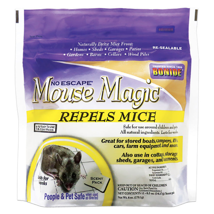 Bonide Mouse Magic Mouse Repellent, Pack of 12
