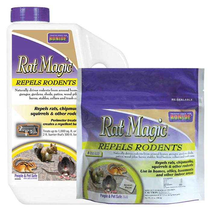 Bonide Rat Magic Rodent Repellent Scent Packs, Pack of 8