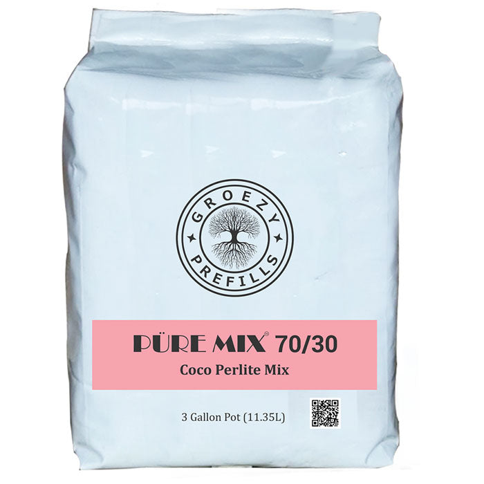 The Coco Depot GroEzy 70/30 Coco Perlite Prefilled Grow Bag, 3 Gallon - Pallet of 250 Bags