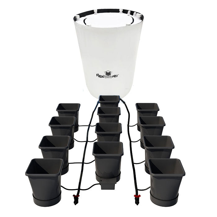 Autopot 12 Pot XL Watering System with 6.6 Gallon Pots, 60 Gallon Pro FlexiTank