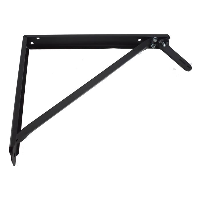 Schaefer Adjustable Wall Mount for up to 24" Fans, Black