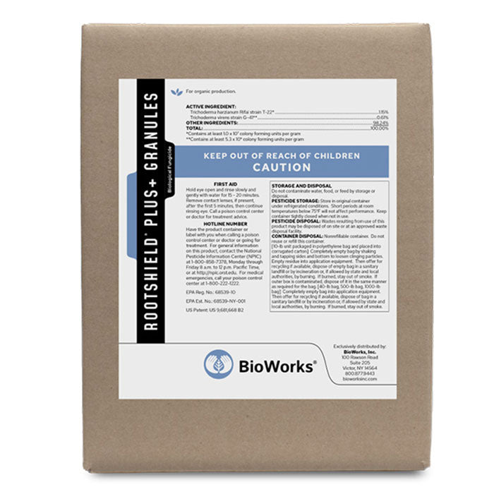 BioWorks RootShield Plus Granules Biological Fungicide, 40 lb.