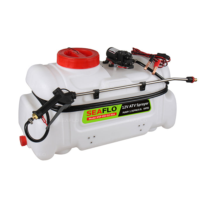 SEAFLO ATV Spot Sprayer, 1.3 GPM, 13 Gallon