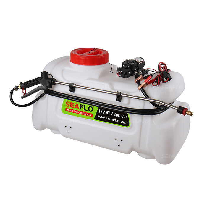 SEAFLO ATV Spot Sprayer, 1.3 GPM, 13 Gallon