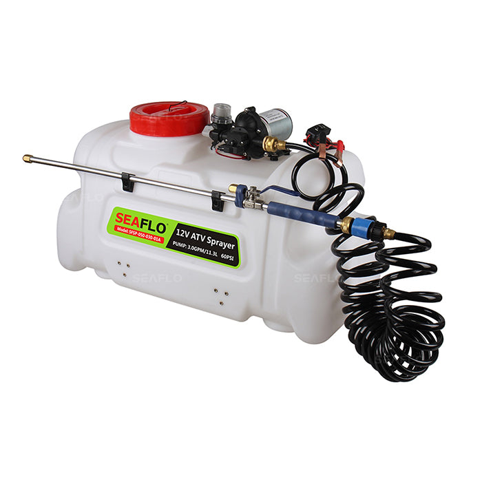 SEAFLO ATV Spot Sprayer, 3.0 GPM, 13 Gallon