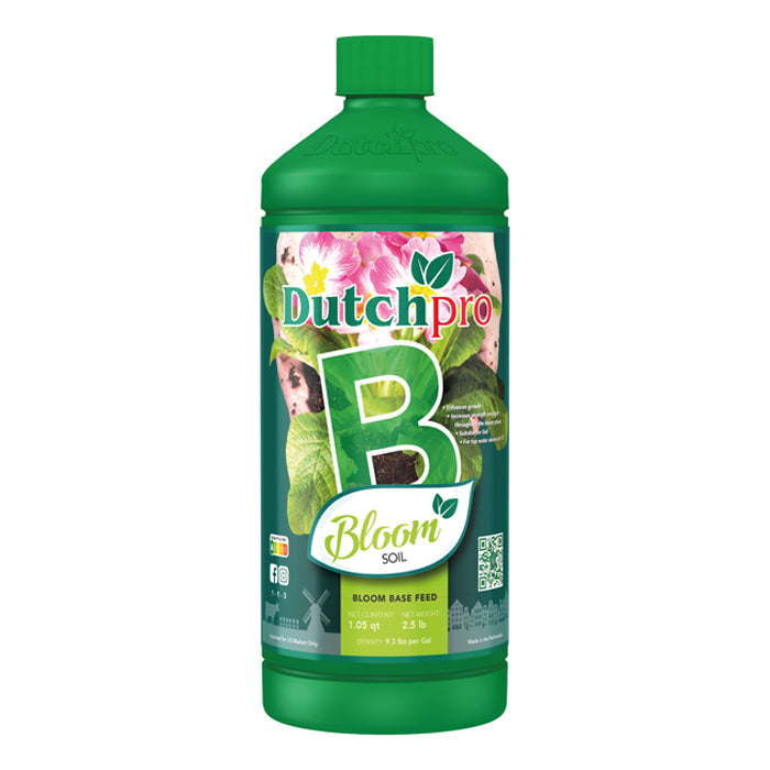 DutchPro Base Feed Bloom Soil B, 1 Liter - Hard Water