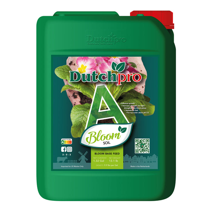 DutchPro Base Feed Bloom Soil A, 5 Liter - Hard Water