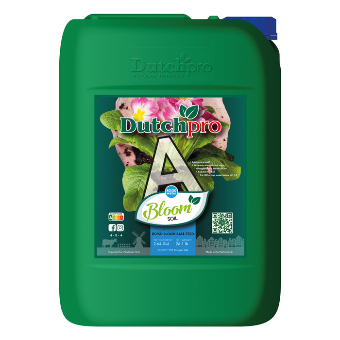DutchPro Base Feed Bloom Soil A, 10 Liter