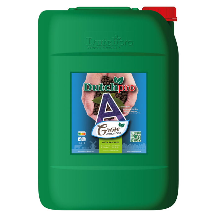 DutchPro Base Feed Grow Hydro/Coco A, 20 Liter - Hard Water