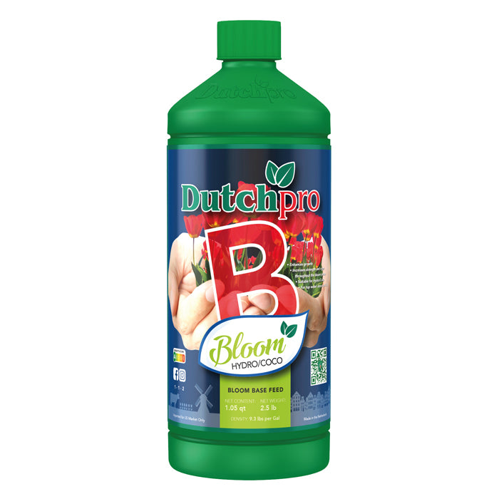 DutchPro Base Feed Bloom Hydro/Coco B, 1 Liter - Hard Water