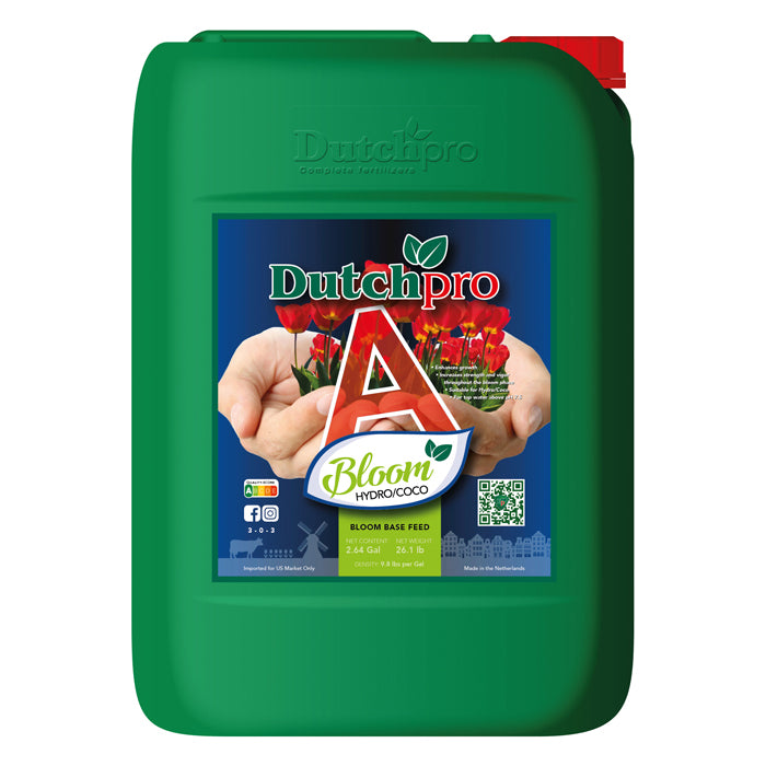 DutchPro Base Feed Bloom Hydro/Coco A, 10 Liter - Hard Water