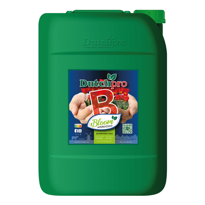 DutchPro Base Feed Bloom Hydro/Coco B, 20 Liter - Hard Water
