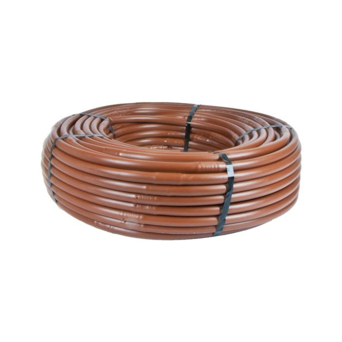 DIG Excel Series 17 mm Pressure Compensating Dripline with Built-In Check Valve, 18 Inch Emitter Spacing, 0.6 GPH, Brown - 500 Feet