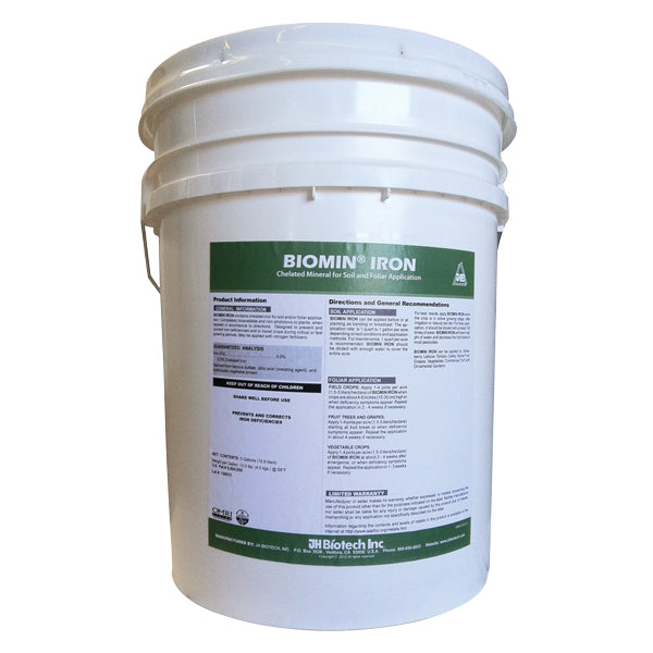 JH Biotech Biomin Iron 1-0-0, 5 Gallons