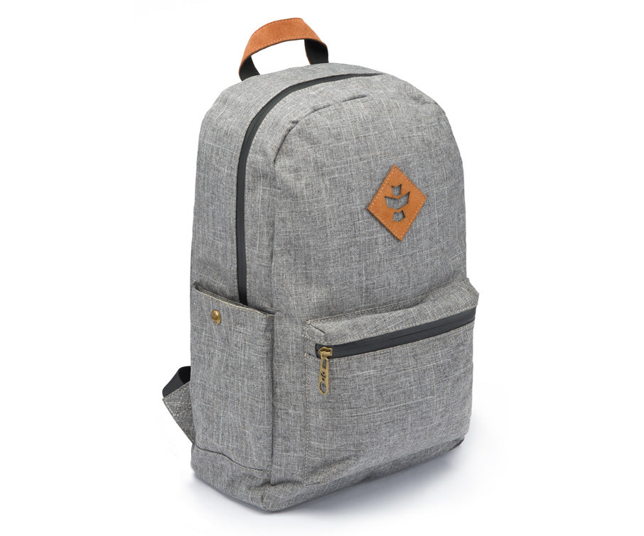 Revelry Supply The Escort Odor Absorbing Backpack, Crosshatch Grey