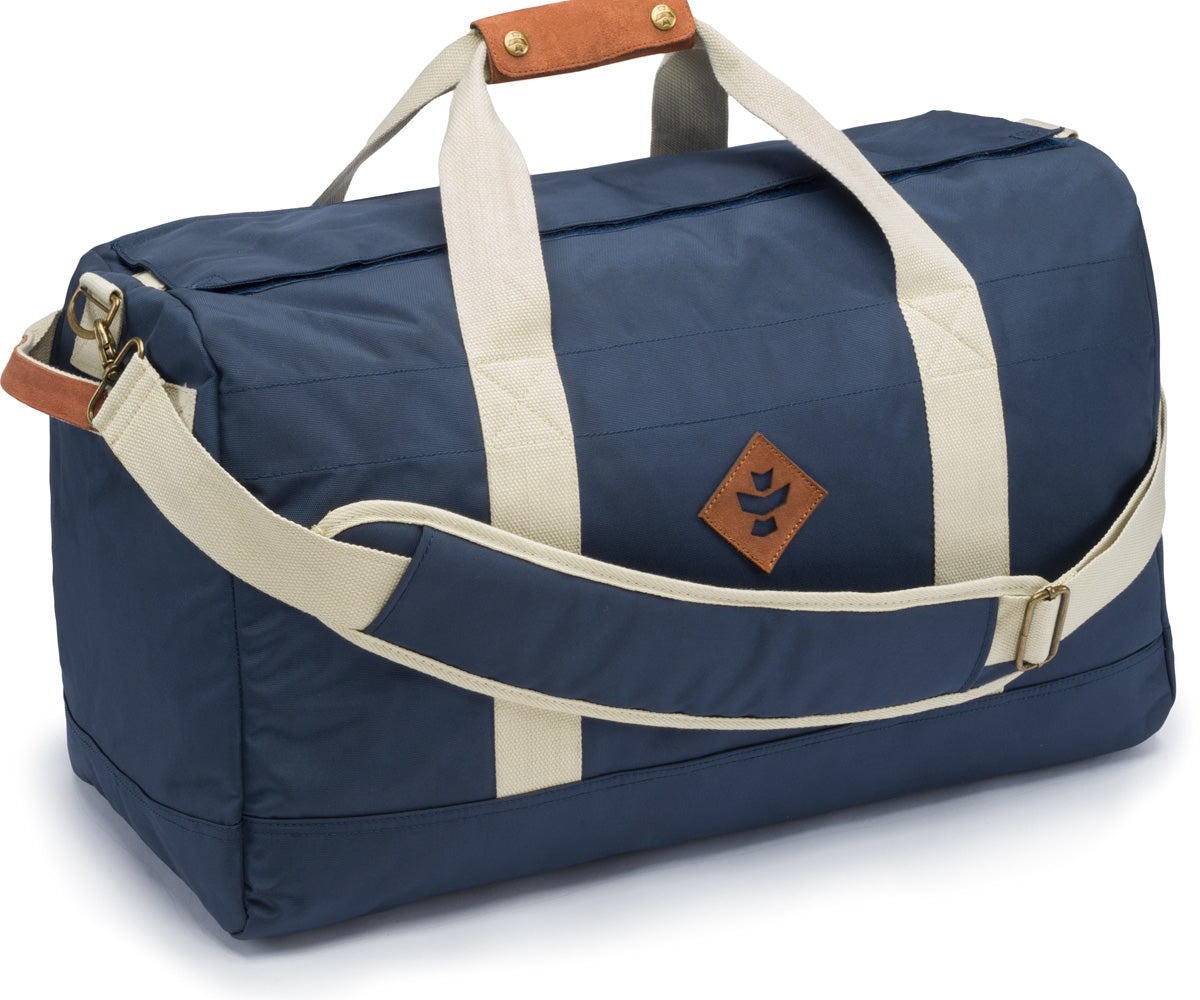 Revelry Supply The Around-Towner Medium Odor Absorbing Duffel, Navy Blue