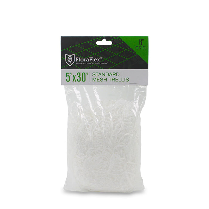 FloraFlex Mesh Trellis Net, 6 Inch Square, 5 Feet x 30 Feet