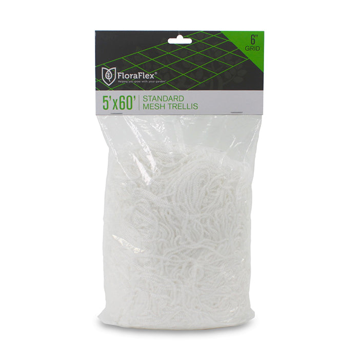 FloraFlex Mesh Trellis Net, 6 Inch Square, 5 Feet x 60 Feet