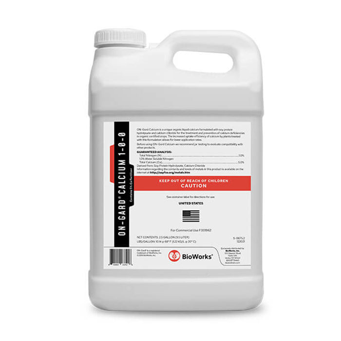 Bioworks On-Gard 1-0-0 Plus Calcium, 2.5 Gallons