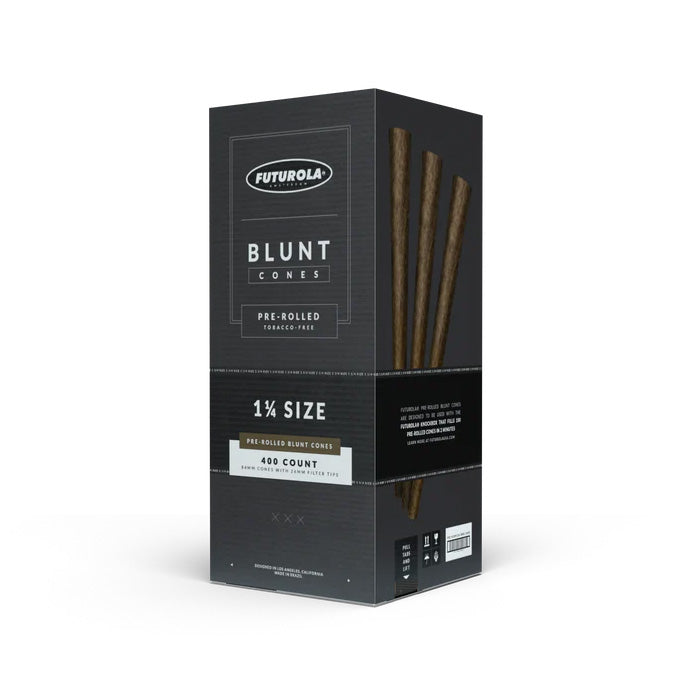 Futurola 1 1/4" Size 84/26 Tobacco-Free Blunt Cones - Case of 2400