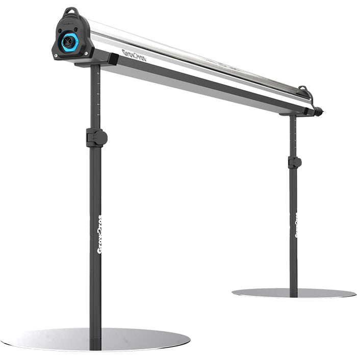Grow Pros Solutions 4-Foot 125 Watt Under Canopy LED Grow Light Bar With Leg Stands, Pack of 8