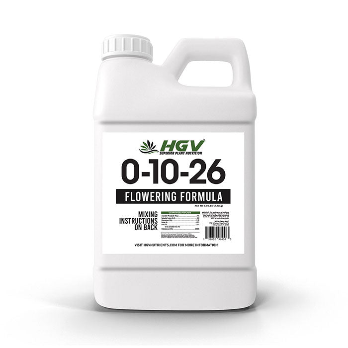 HGV Nutrients Flowering Formula 0-10-26