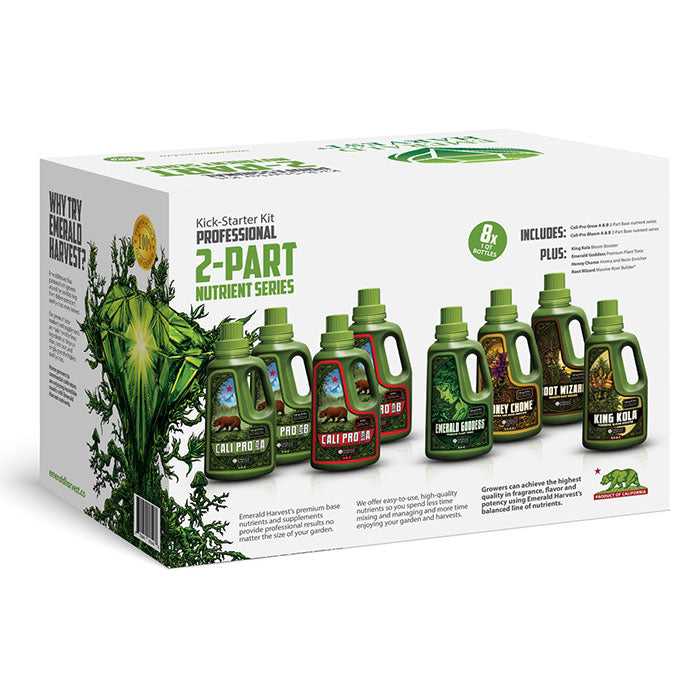 Emerald Harvest Kick Starter Kit, 2 Part Base (FL Label)