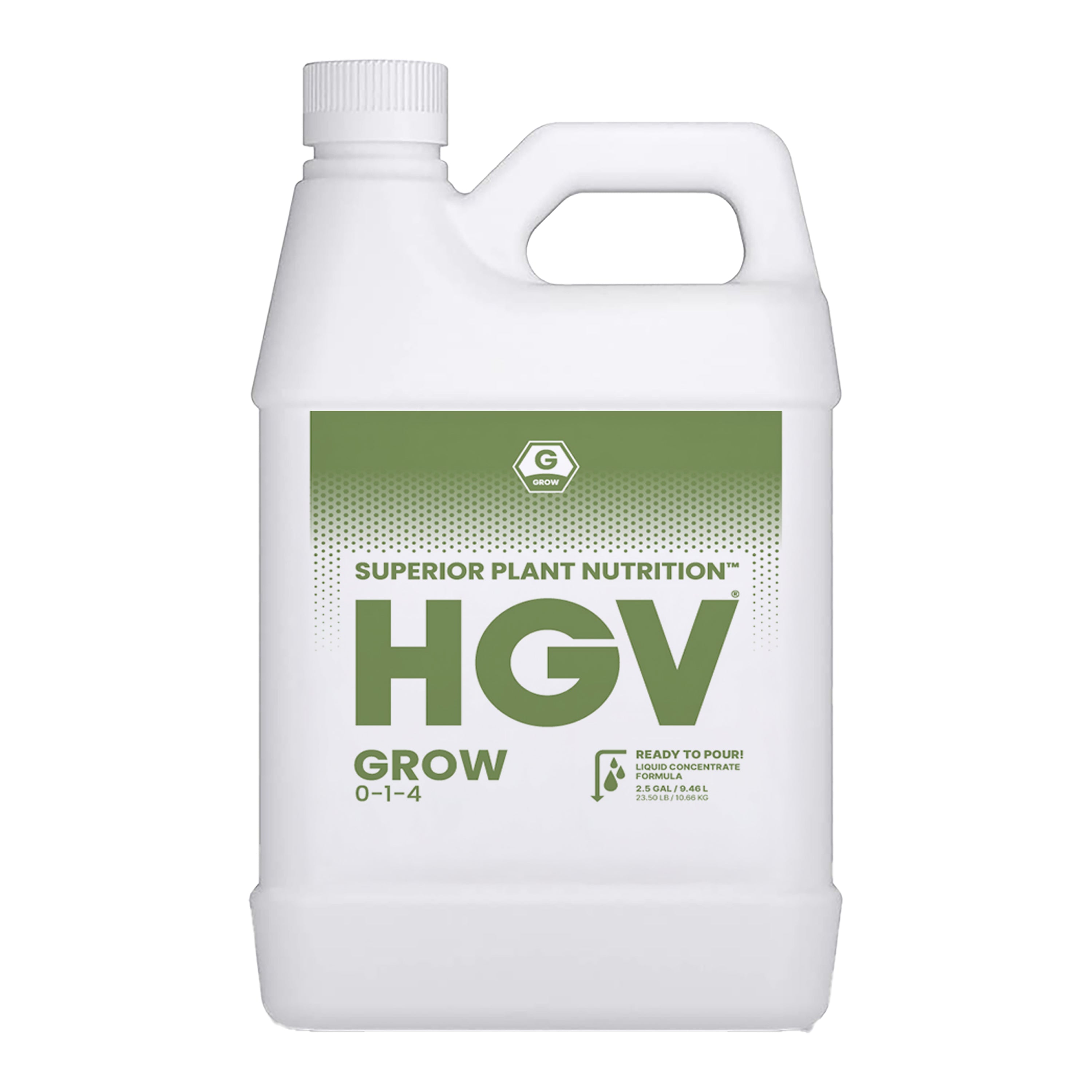 HGV Liquid - Grow, 2.5 Gallon