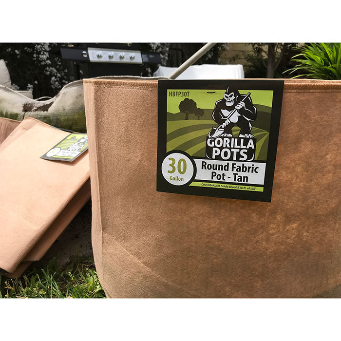 Gorilla Pot Premium Fabric Pots, Tan