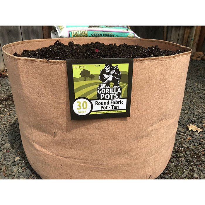 Gorilla Pot Premium Fabric Pots, Tan