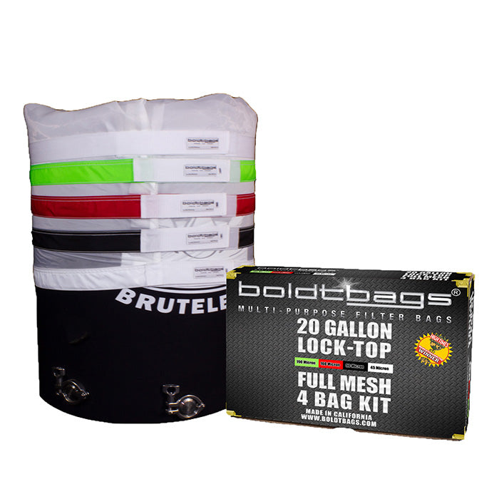 Boldtbags Lock-Top Full Mesh Stacker Bubble Bags