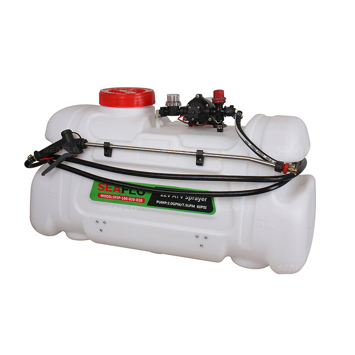 SEAFLO ATV Spot Sprayer, 2.0 GPM, 26 Gallon