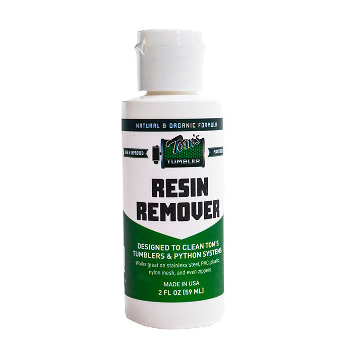 Toms Tumbler Resin Remover