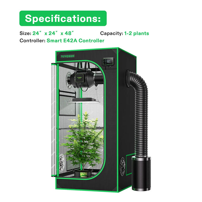 Vivosun GIY-SE 2' x 2' Smart LED Grow Tent Kit