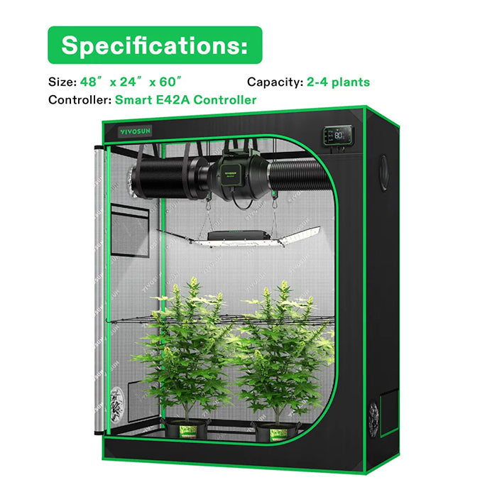 Vivosun GIY-SE 2' x 4' Smart LED Grow Tent Kit