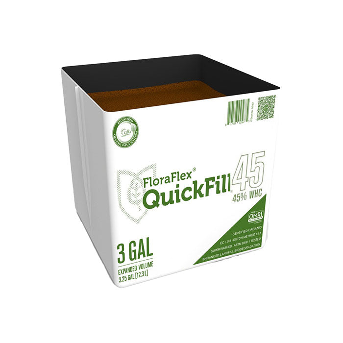 FloraFlex QuickFill Bag, 45% WHC, 3 Gallon