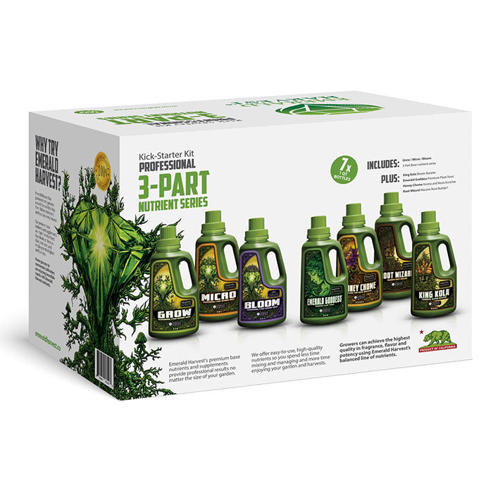 Emerald Harvest Kick Starter Kit, 3 Part Base (FL Label)